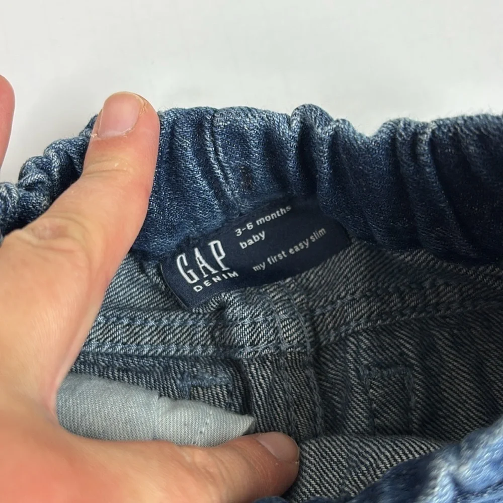 NWT GAP Baby Halloween Jeans with Ghost and Bat Patches - Size 3-6 Months
